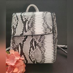 Snakeskin backpack